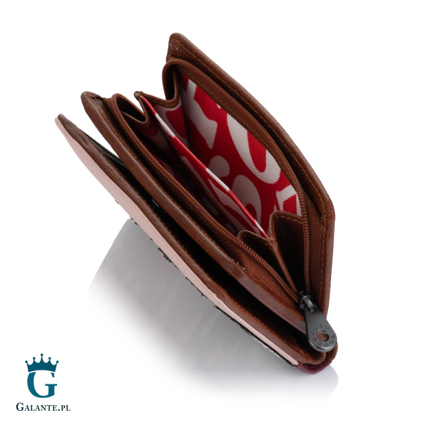 Zestaw mały portfel damski + listonoszka Imprezowe Koty Yoshi