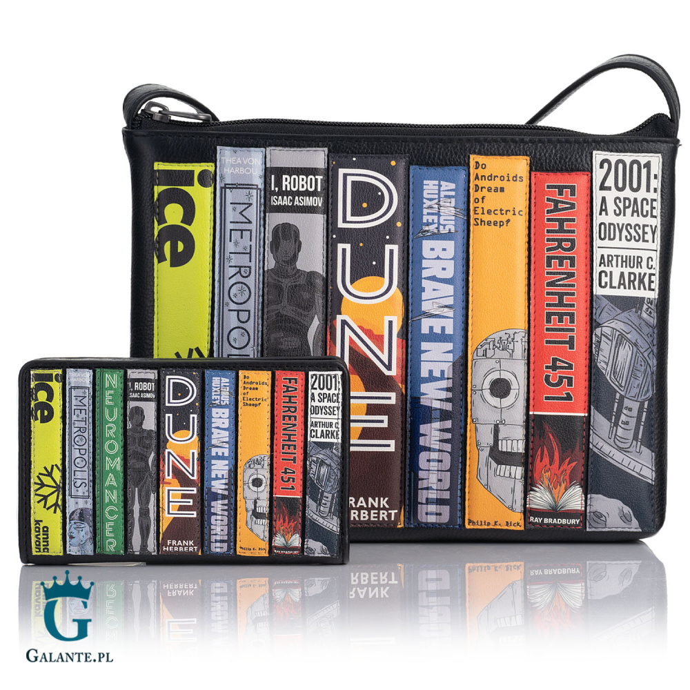 Torebka shopperka damska Literatura Klasyczna Yoshi YB26 – brązowa