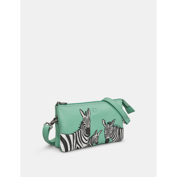 Skórzana kopertówka listonoszka damska Zebry Yoshi YB235