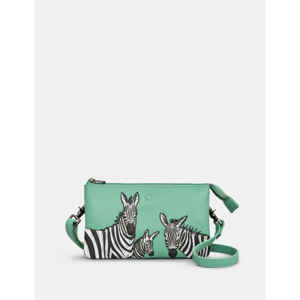 Skórzana kopertówka listonoszka damska Zebry Yoshi YB235