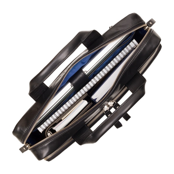 Torba na laptop ze skóry licowej Visconti ML-30