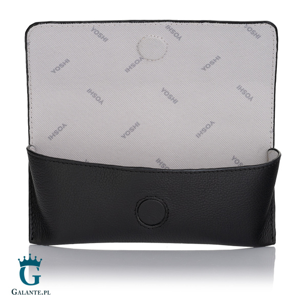 Skórzane damskie etui na okulary Pieski Yoshi Y4308