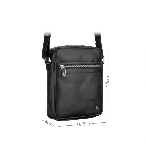 Skórzana listonoszka saszetka męska Visconti TC-66