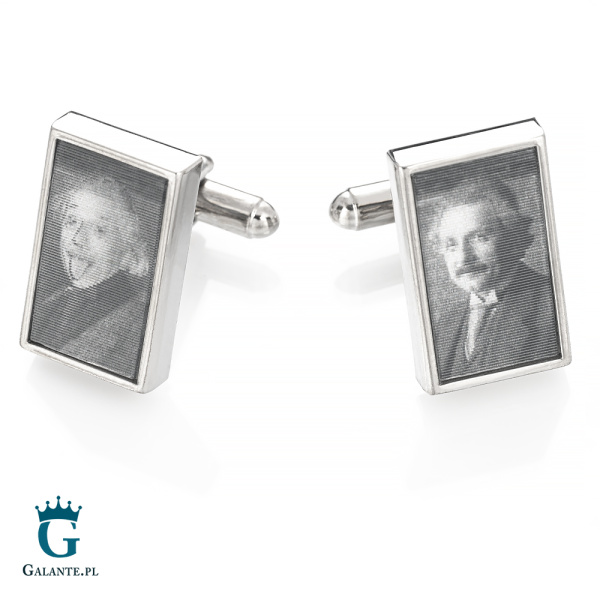 Animowane spinki do mankietów Einstein PS-385