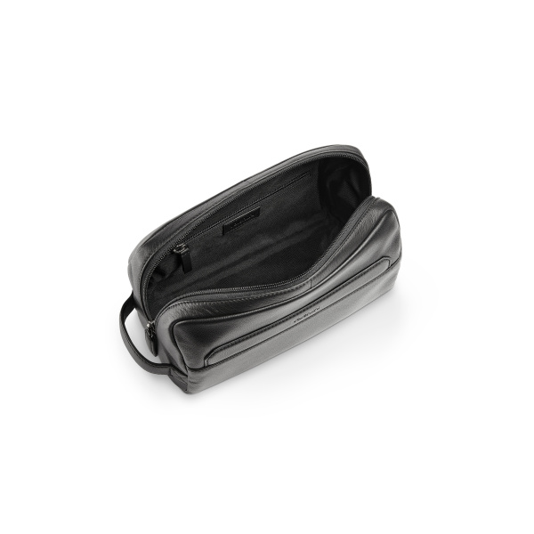 Kosmetyczka męska skórzana czarna Valentini 355-529