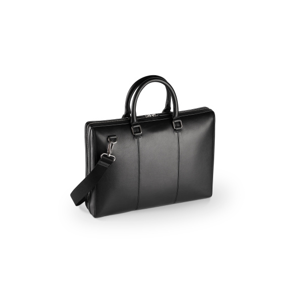 Czarna torba skórzana na laptop 15” Valentini 355-530