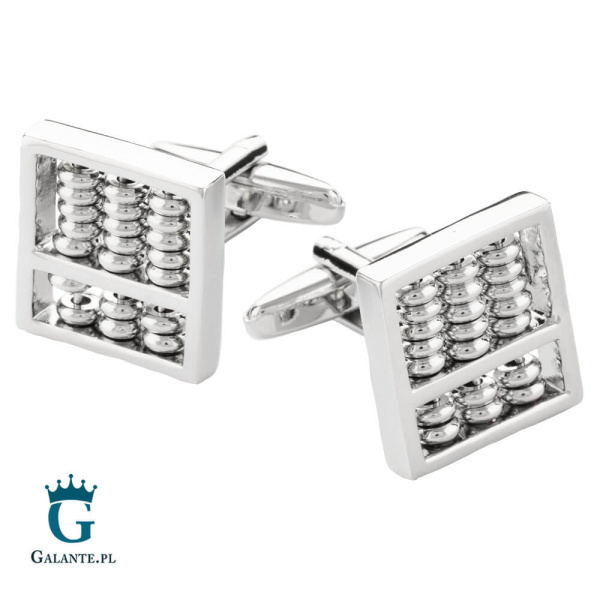 Spinki do mankietów dla matematyka -Liczydło X2 AJ042