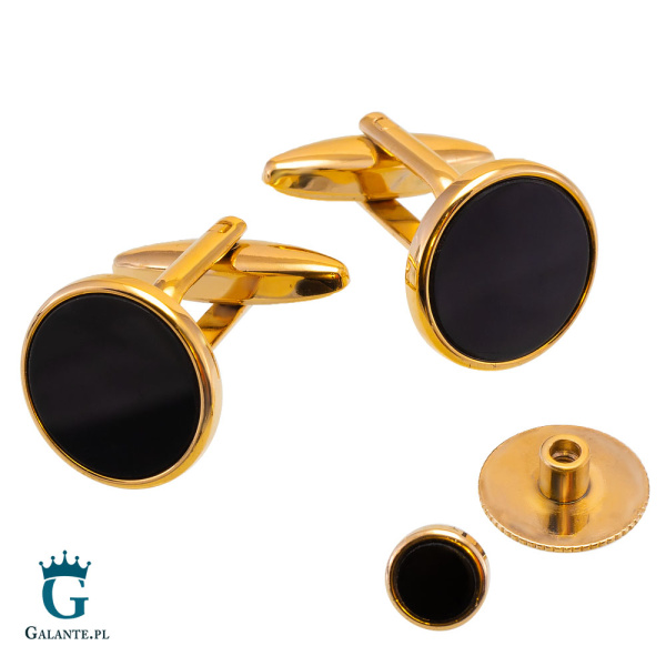 Komplet smokingowy z onyksem KSL990014