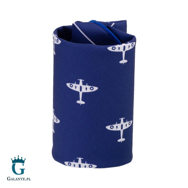 Zestaw prezentowy Spinki i Chusteczka Samolot Spitfire HS-12