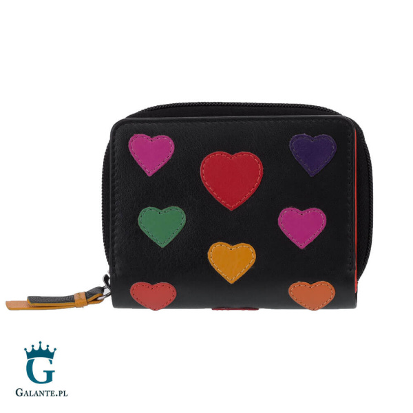 Portfelik Damski Skórzany w Serduszka Visconti LV-6 RFID