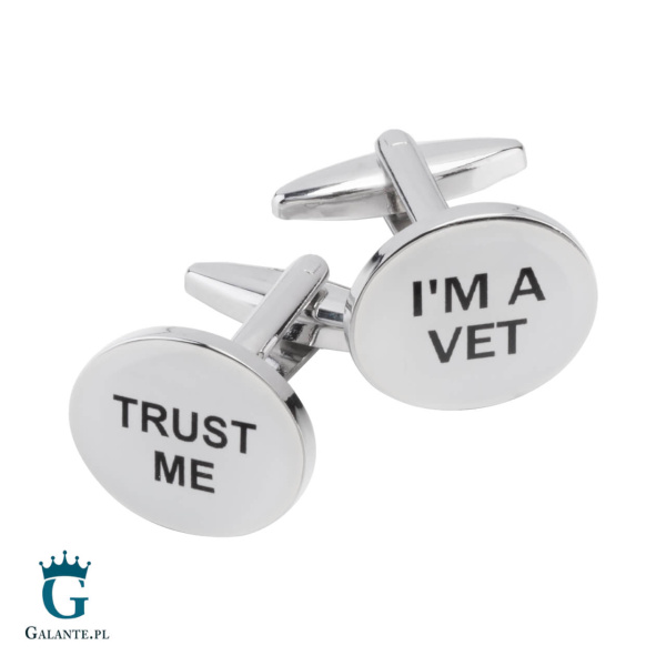 Spinki do mankietów Dla Weterynarza X2 BOCO028