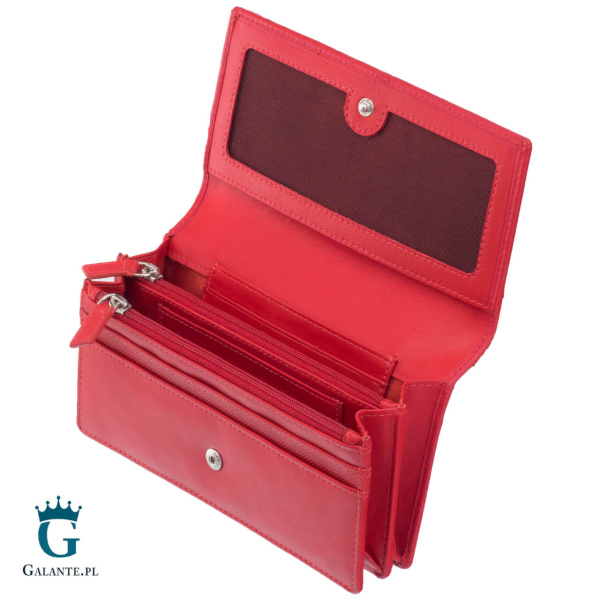 Zgrabny skórzany portfel damski Valentini 15V-550