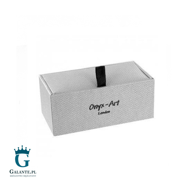 Spinki do mankietów Paragraf KC-1155 Onyx-Art London