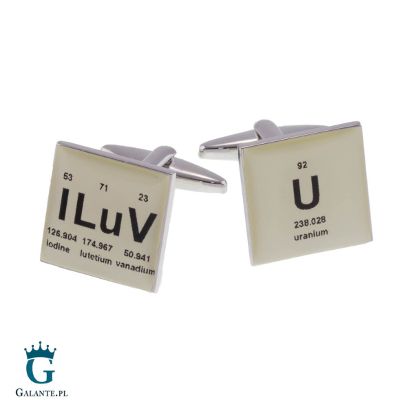 Spinki do mankietów Pierwiastki Miłości X2 BOCS155