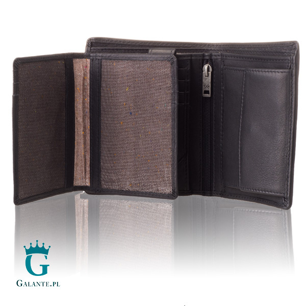 Duży skórzany portfel męski Tumble & Hide