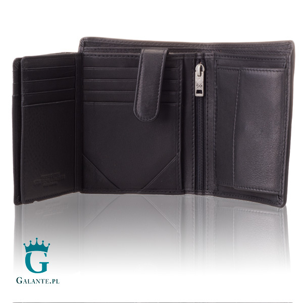 Duży skórzany portfel męski Tumble & Hide