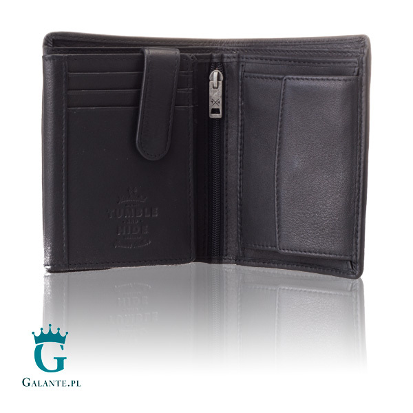 Duży skórzany portfel męski Tumble & Hide