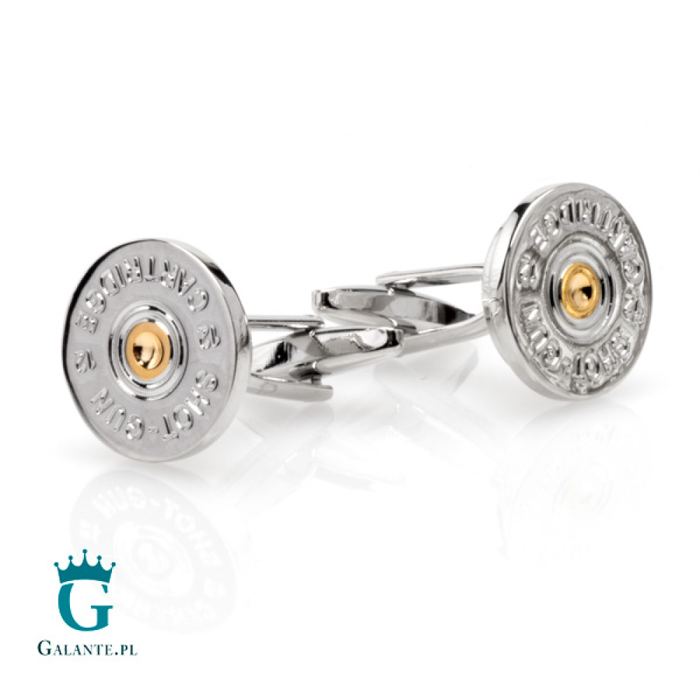 Spinki do mankietów Nabój Shotgun ze spłonką N284 X2