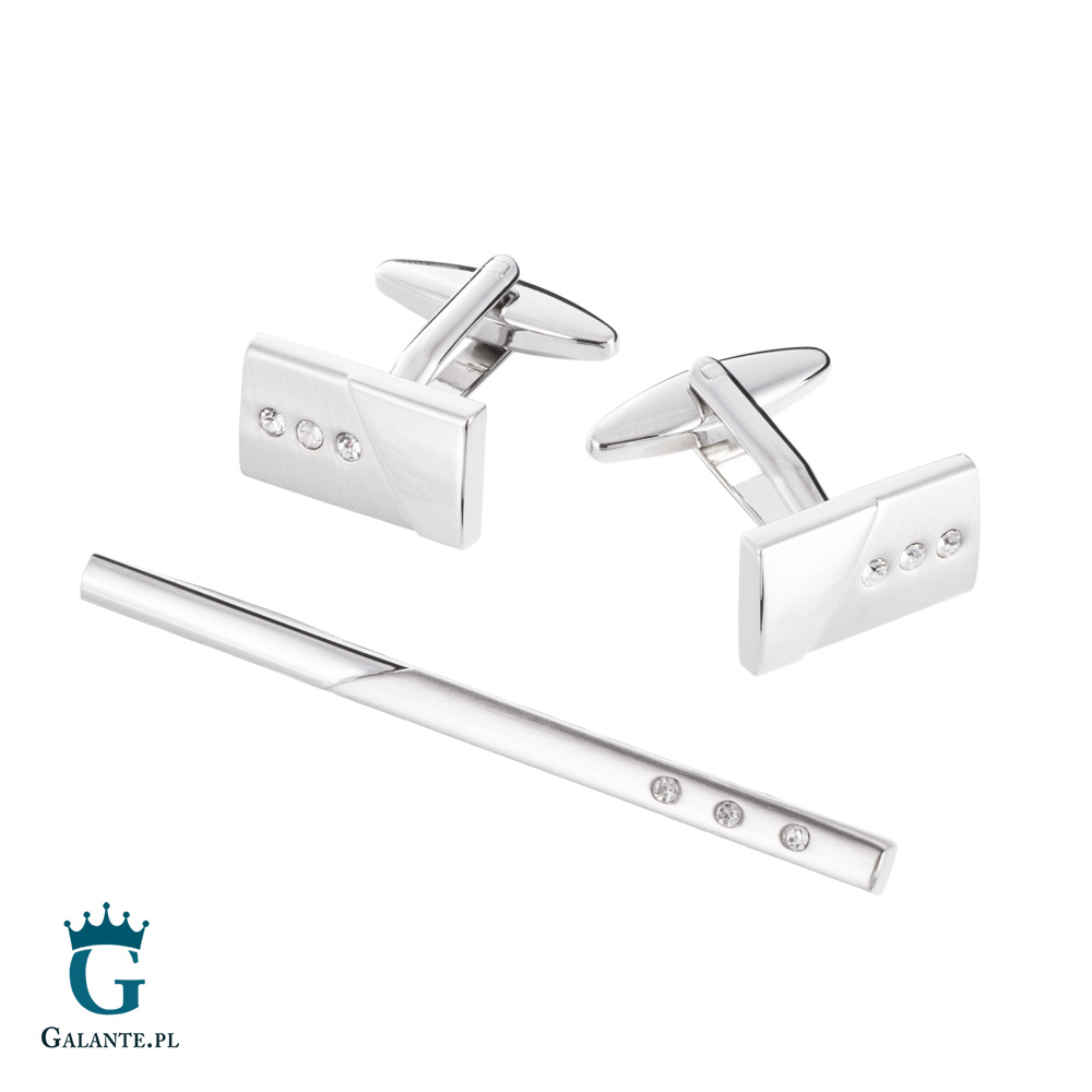 Srebrne spinki do mankietów z węglem i bursztynem SMW-013