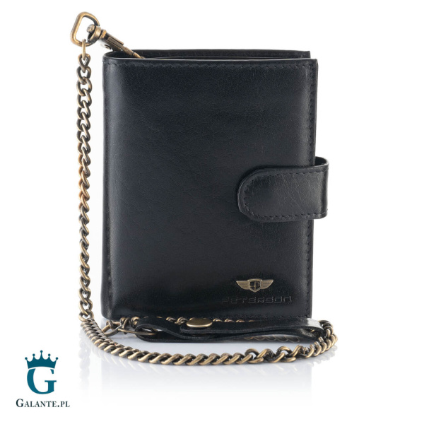 Portfel Męski z Łańcuchem PETERSON 303ZŁ RFID