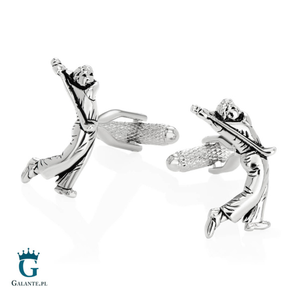 Spinki do mankietów Golfista Golf KC-1022 Onyx-Art London