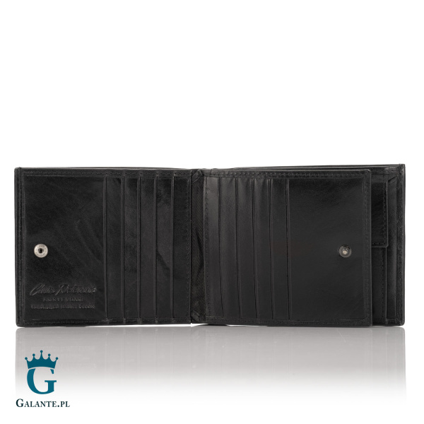 Pojemny portfel skórzany PETERSON N01-VT