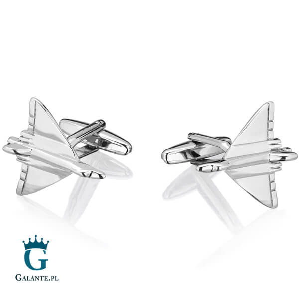 Spinki do mankietów X2 Samolot Wojskowy – Bombowiec Vulcan