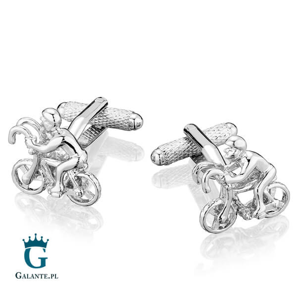 Spinki do mankietów Rowerzysta – Kolarz X2 N014