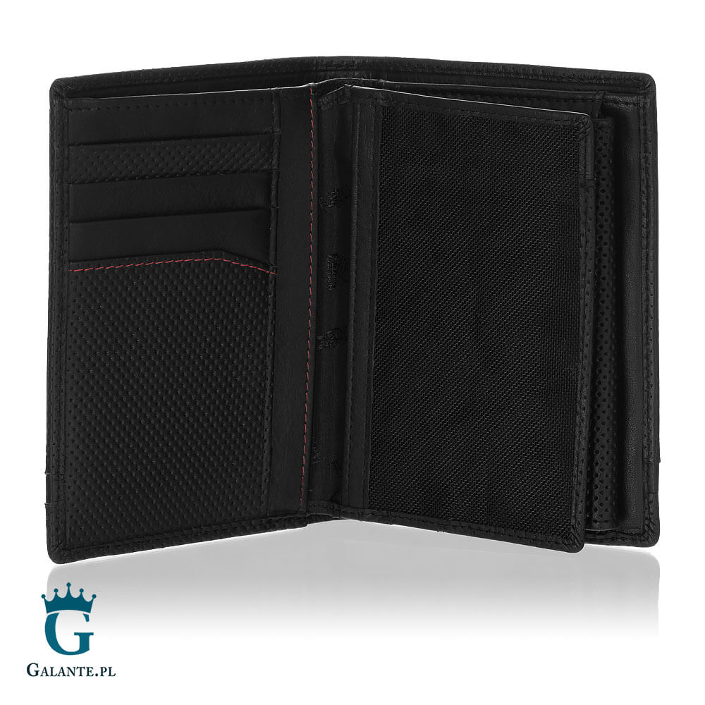 Pionowy-portfel-meski-13V-467-z-RFID-22488 Duży portfel męski Valentini Perforated 13V-467