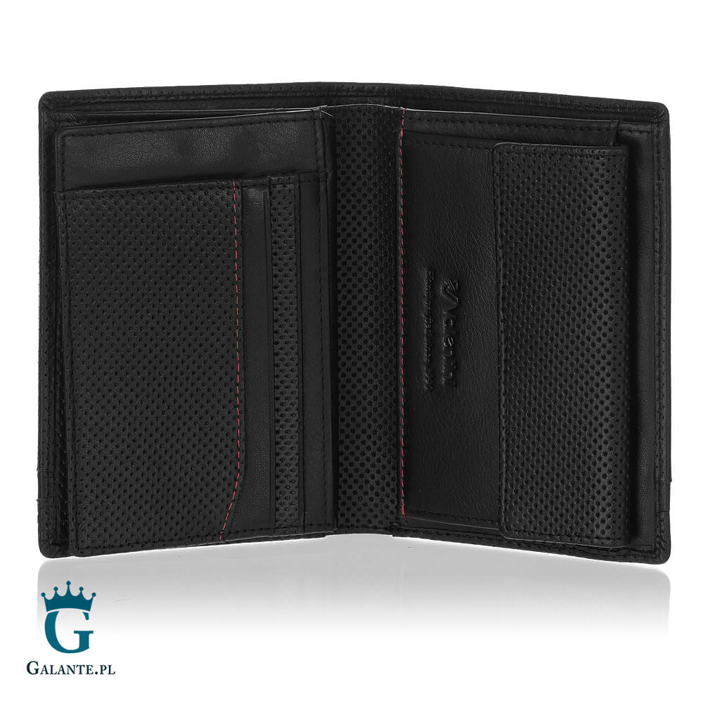 Pionowy-portfel-meski-13V-467-z-RFID-22487 Duży portfel męski Valentini Perforated 13V-467