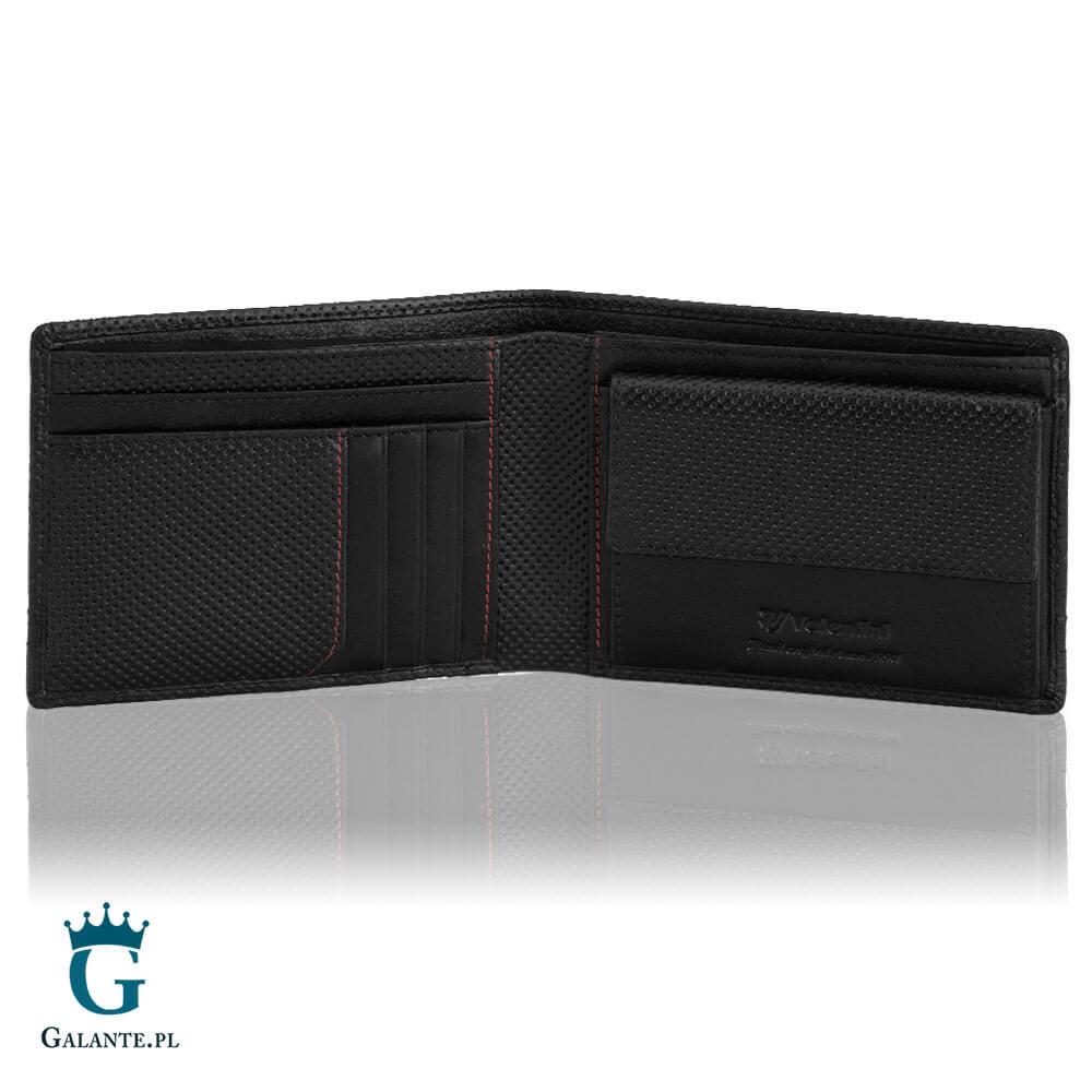 Portfel-meski-Samsonite-13A-274-22443 Portfel męski skórzany Valentini Perforated 13V-274