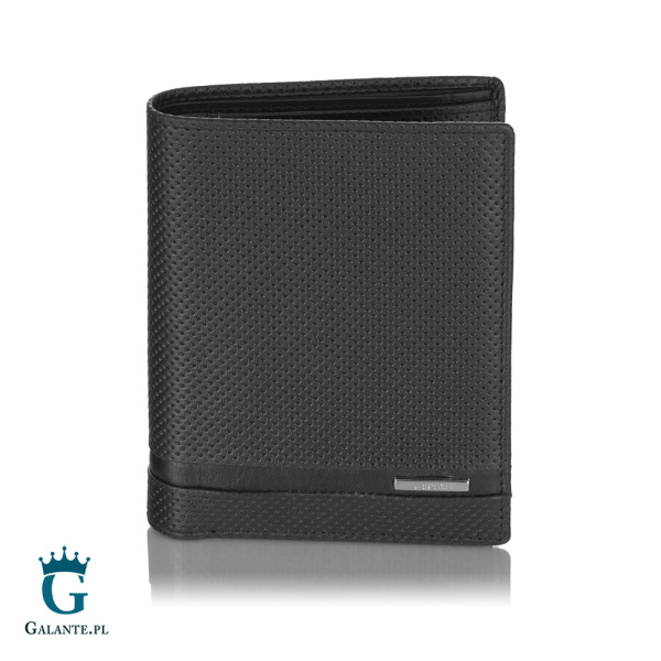Duży portfel męski Valentini Perforated 13V-112