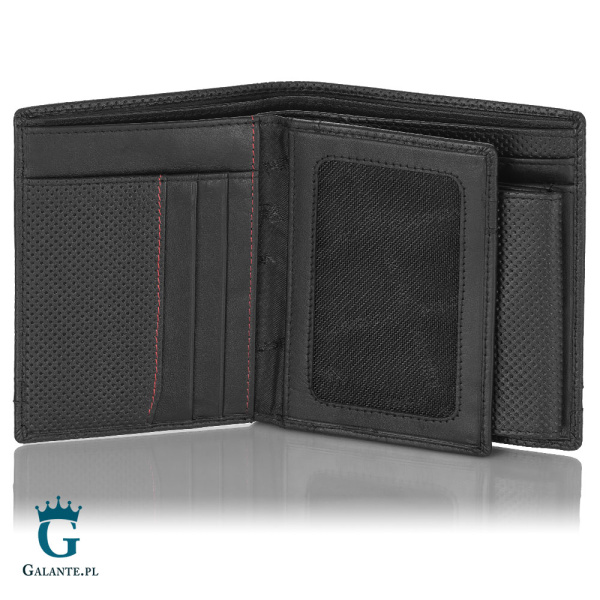 Duży portfel męski Valentini Perforated 13V-112