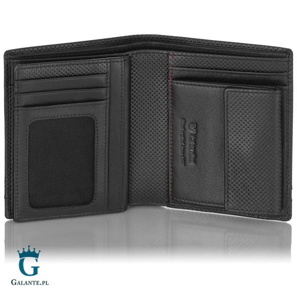 Duży portfel męski Valentini Perforated 13V-112