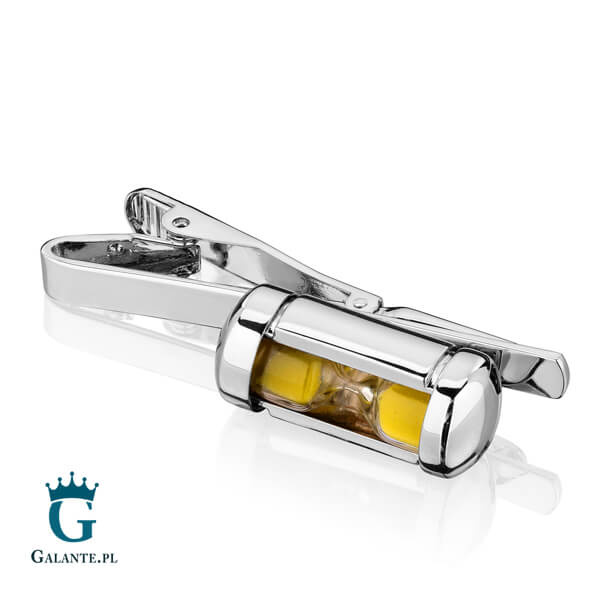 Mała spinka do krawata SK-1250 Klepsydra