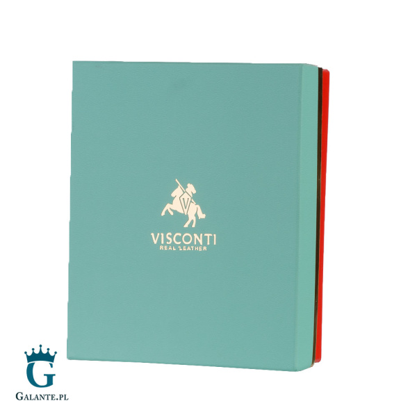 Portfelik skórzany damski kwiatki Visconti DS-80