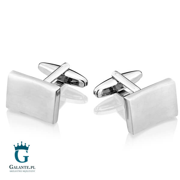 Gładkie spinki do mankietów SL-1934