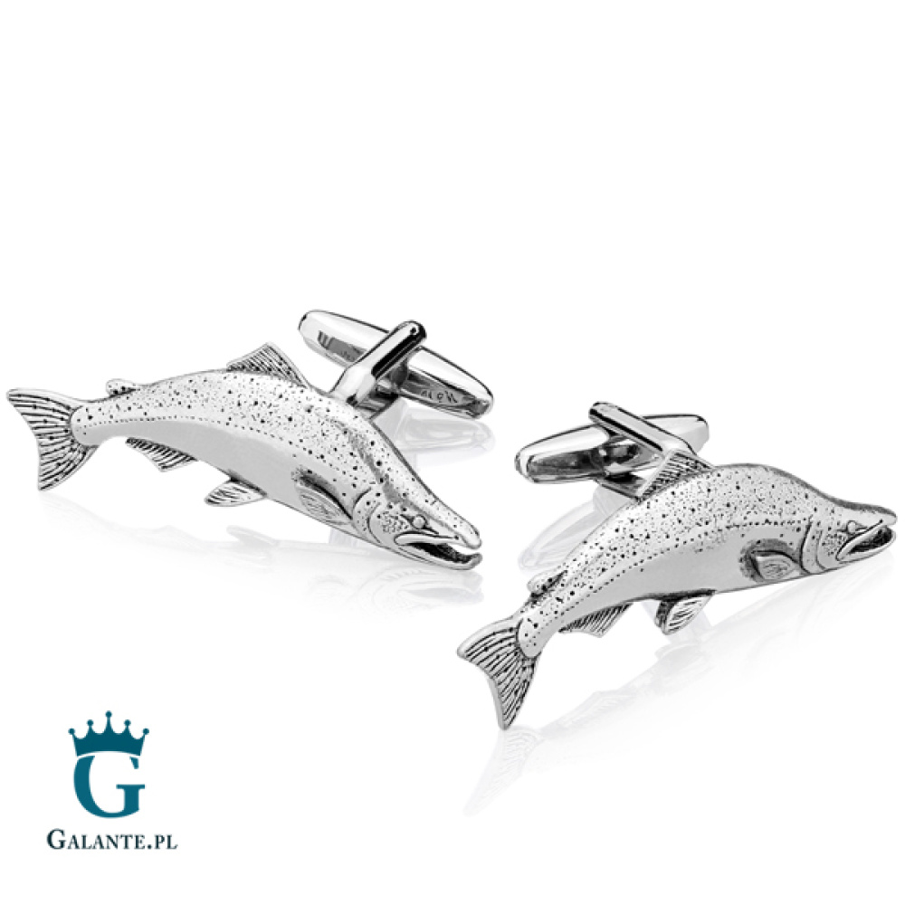 Spinki do mankietów X2 Ryba Okoń