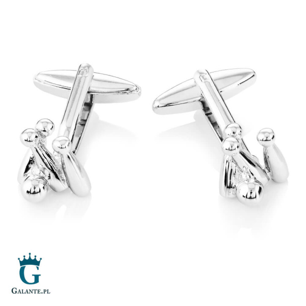 Spinki do mankietów Kręgle X2 AJ105