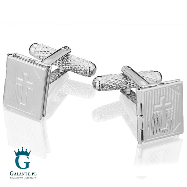 Spinki do mankietów Biblia – Pismo Świete X2 AJ034