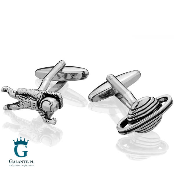 Spinki do mankietów X2 Kosmiczny wędrowiec