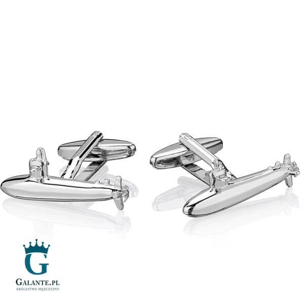 Spinki do mankietów X2 Łódź podwodna