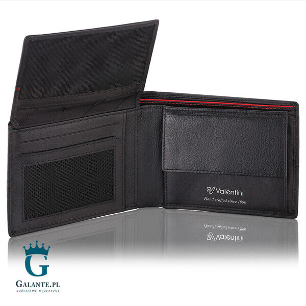 Portfel męski Valentini 154-268 Ferrari Red & Black