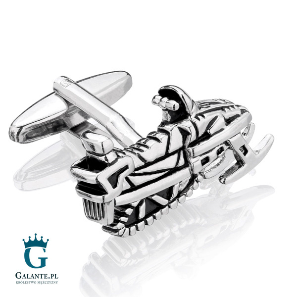 Spinki do mankietów X2 Skuter śnieżny