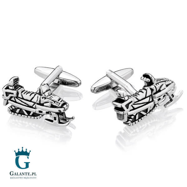 Spinki do mankietów X2 Skuter śnieżny