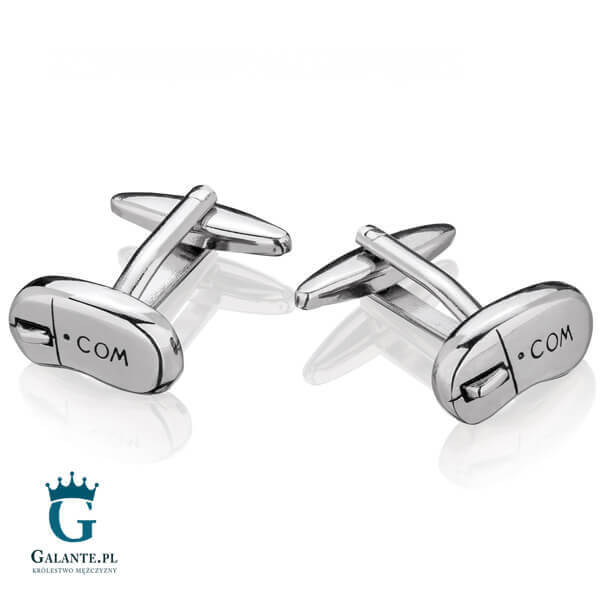 Spinki do mankietów Myszka komputerowa PS-244