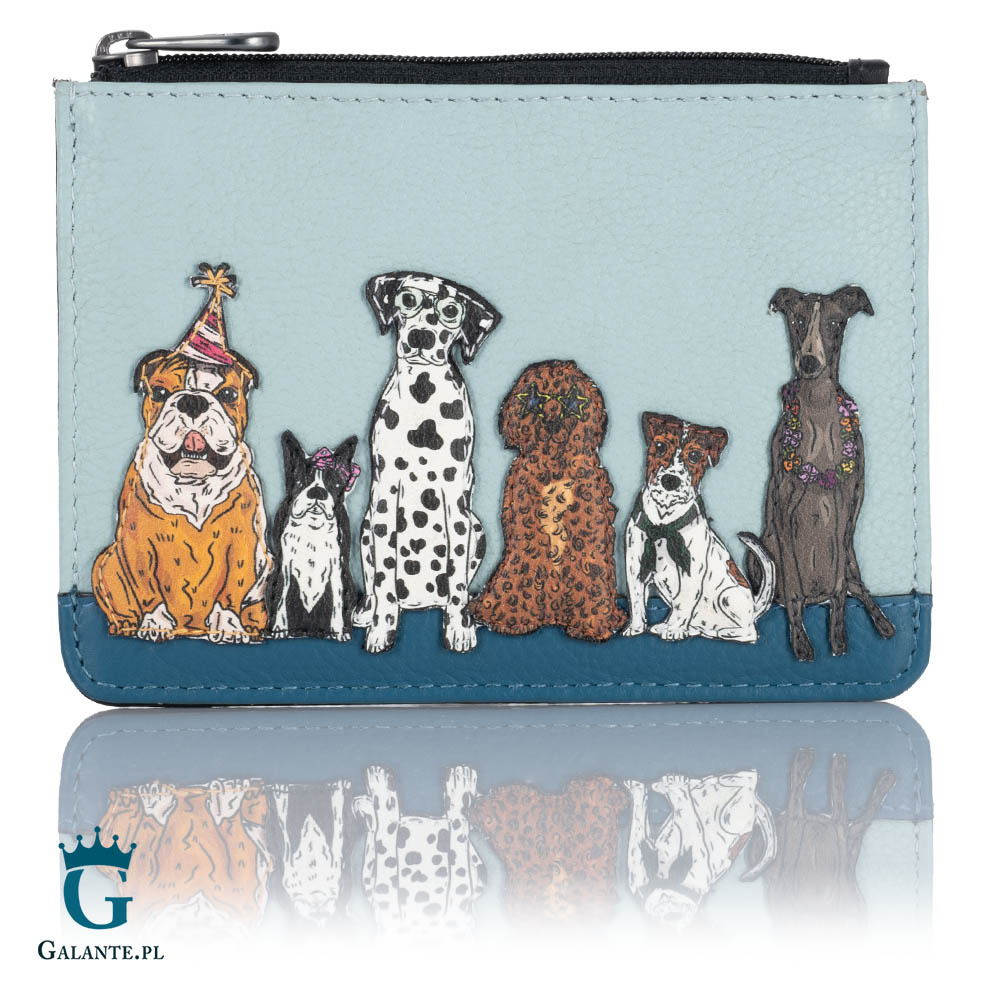 Skórzana bilonówka damska Pawie Pióra Yoshi