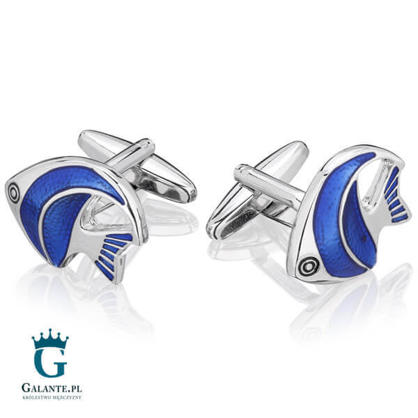 Spinki do mankietów X2 Tropikalne Ryby