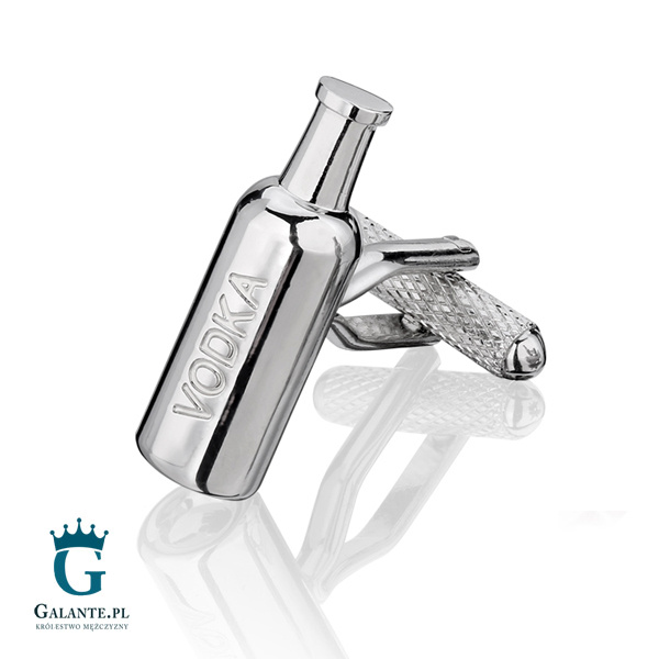 Spinki do mankietów Vodka KC-864 Onyx-Art London