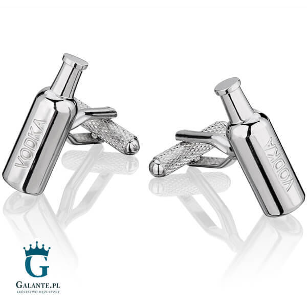 Spinki do mankietów Vodka KC-864 Onyx-Art London